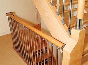 Fusion Mk 2 spindles with oak balustrade Gallery Image