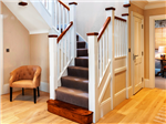 These white-painted softwood stairs formed part of a new development Gallery Thumbnail