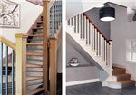 Open tread stairs with metal spindles, and cut-string stairs Gallery Thumbnail
