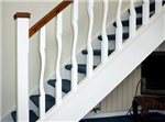 These distinctive Flo spindles add an elegant touch to the staircase Gallery Thumbnail