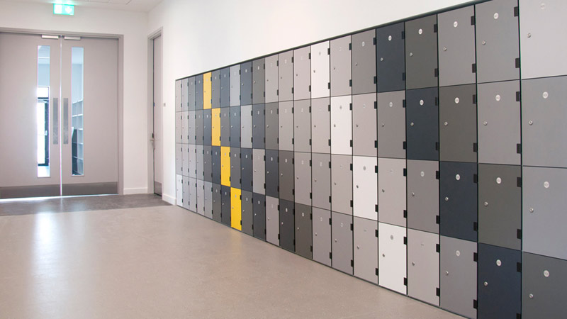 Laminate door lockers Gallery Image