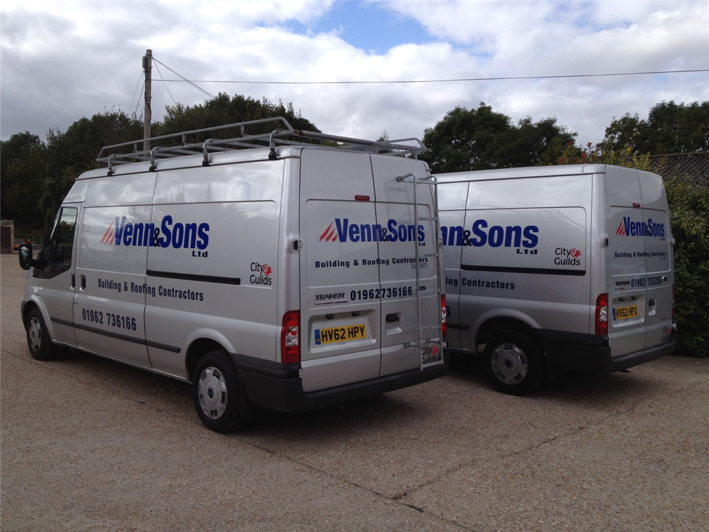 Tradesman Van vehicle livery graphics sign writing Gallery Image