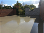 Flowscreed provided DPM membrane, wet underfloor heating system, followed by 75mm flowing concrete screed, over CUBE6 Thermal Flooring system panel. to fairview Emneth Norfolk Gallery Thumbnail