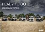 DAF Trucks - Ready to Go.

Market leading trucks available now. Gallery Thumbnail
