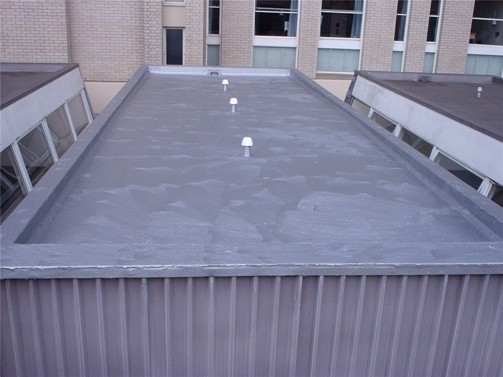Waterproofing with liquid acrylics on restaurant area of the North Hampshire Hospital  Gallery Image