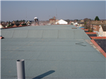 New Anderson green mineral felt roof in Peabody Road, Farnborough, Hampshire  Gallery Thumbnail