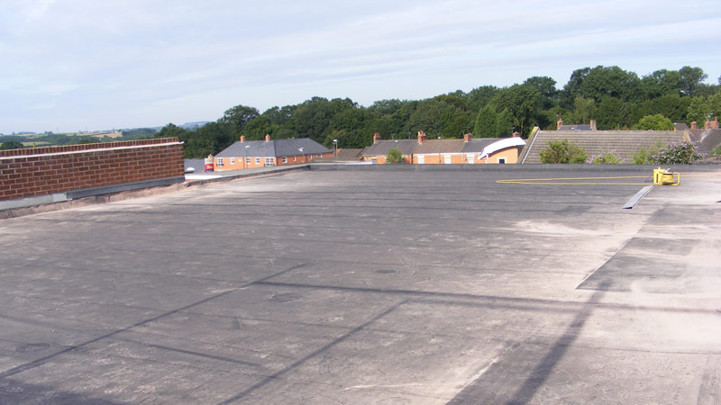 Rubber Roofing for flat roofs. Gallery Image