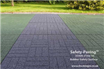 non slip patio - safety paving - grey and green Gallery Thumbnail