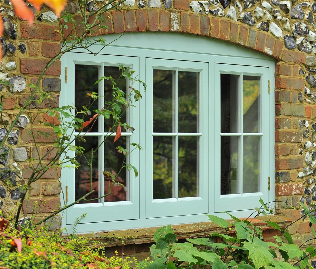 Accoya casement windows in a bespoke paint finish Gallery Image