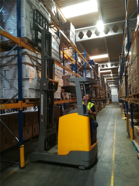 Accredited Reach Truck training in Port Talbot, South Wales. Gallery Image