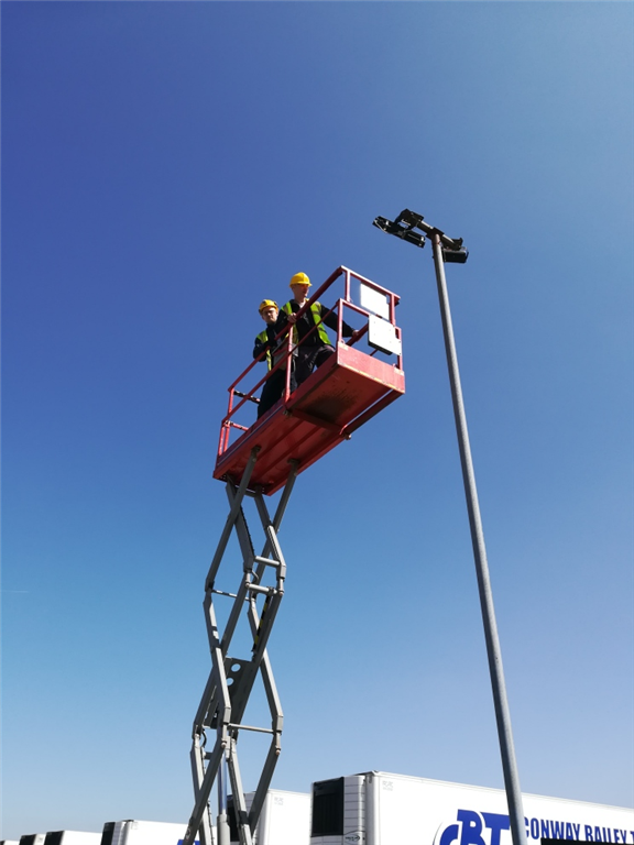 Confident and Safe trainees operating the equipment efficiently in South Wales. Gallery Image