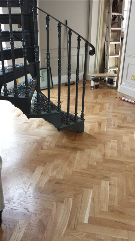 Oak Herringbone Supplied and laid By Criterion flooring Gallery Image