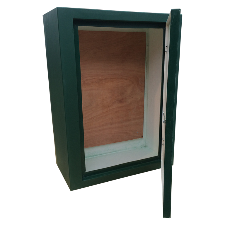 Automated Environmental Systems are stockists and suppliers of fibre glass and steel weatherproof kiosks Gallery Image