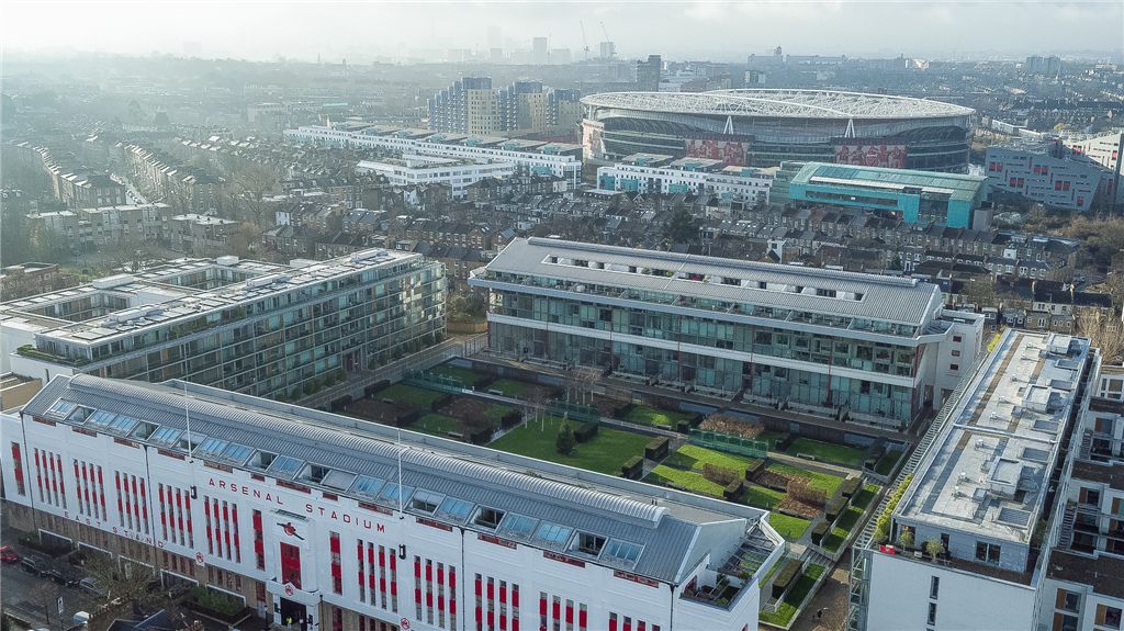 Roof survey at the old West Ham Stadium (Highbury), now flats Gallery Image