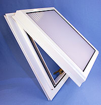aluminium roof vent for glazed conservatory roof Gallery Image