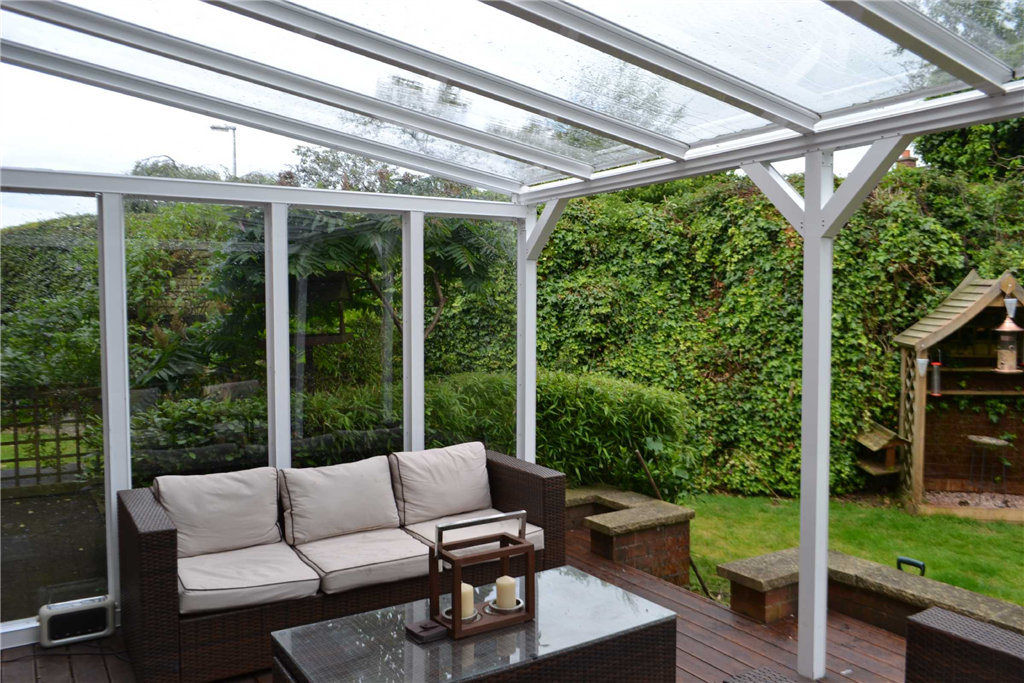 White patio cover Gallery Image