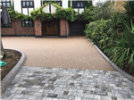 Resin Bound Driveway with Granite Crossover Gallery Thumbnail