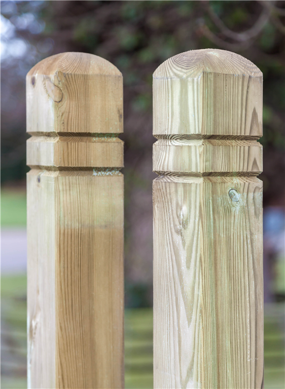 Planed Wooden Posts Gallery Image
