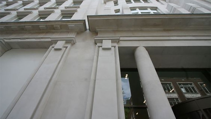 External cast stone mouldings. Gallery Image