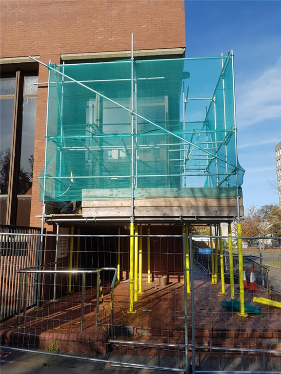 Commercial Scaffolding at Folkestone Magistrates court Gallery Image