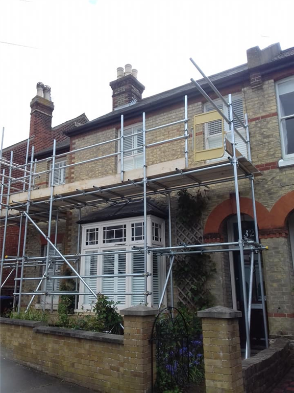Residential scaffolding in Folkestone Gallery Image