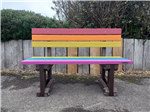 Rainbow Slats Medlock Seat. Gallery Thumbnail
