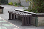 Marden Bench using Recycled Plastic. Gallery Thumbnail