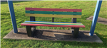 Kingston Buddy Bench from Recycled Plastic. Gallery Thumbnail
