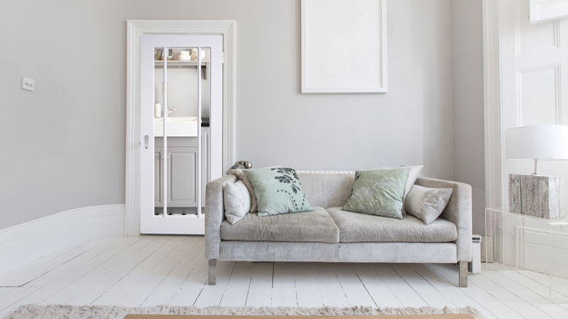 White Langdale Clear Glazed Door Gallery Image