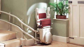 Curved stairlift Gallery Image