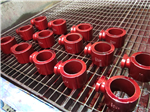Dye penetrant testing on cast valve bodies. Gallery Thumbnail