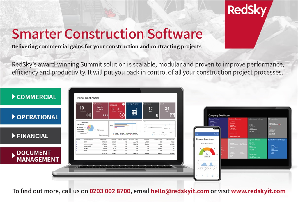 RedSky ERP fully integrated system designed specifically for construction industry. Gallery Image