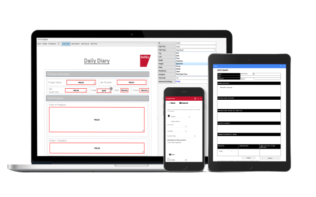 Create and Access Custom Digital Forms, Drawings, RFIs and more from anywhere on any device. Gallery Image