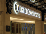 Backlit Glass Installation, Slumped Glass, Fused Blue and White Glass, Fibre-optic Lighting, Hotel Artwork, The Intercontinental, Westminster Gallery Thumbnail