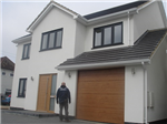 White 5"/130mm seamless aluminium gutter to new builds in Rayliegh, Essex. Gallery Thumbnail