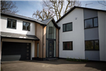 Slate grey (RAL 7015) seamless aluminium gutter and pipe installed to this beautifully refurbioshed home in Brentwood, Essex. Gallery Thumbnail