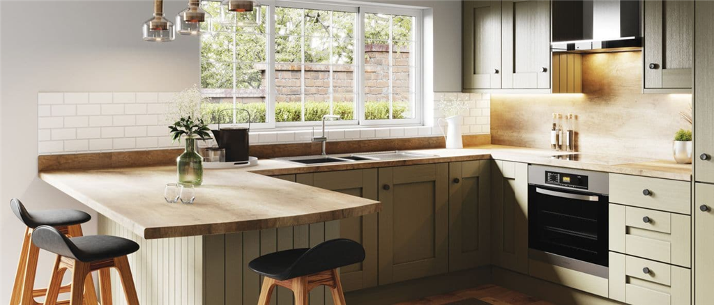 Laminate kitchen worktops  Gallery Image