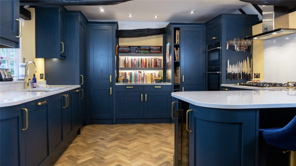 Mornington shaker hartforth blue – kitchen design Cuckfield Gallery Image