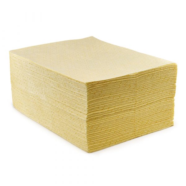 80 Litre Chemical Absorbent Pads 400mm X 500mm Yellow - Pack of 100

https://www.onestopforsafety.co.uk/products/spill-soak-essential-chemical-absorbent-pads-pack-of-100 Gallery Image