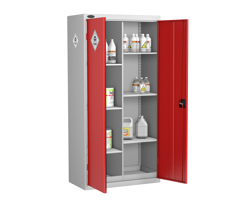Toxic Storage Cabinet with 8 Compartments and Lockable Doors

https://www.onestopforsafety.co.uk/products/toxic-storage-cabinet-with-8-compartments-and-lockable-doors Gallery Image