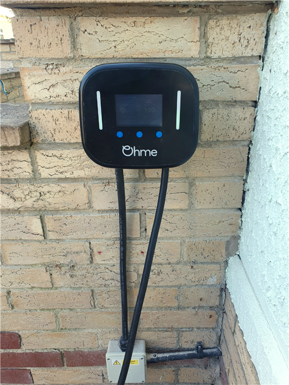 EV Charger installation Knottingley. Ohme home pro. Gallery Image