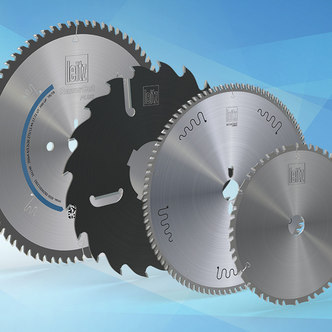 A selection of circular saw blades from Leitz Tooling Gallery Image