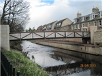 Bell Place Lifting Bridge Edinburgh. Bridge Span Lifts over 2M above flood level. Gallery Thumbnail