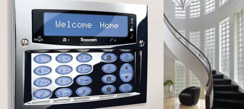 Texecom Premier elite Flush alarm keypad, Argus specialise in bespoke system design. Gallery Image