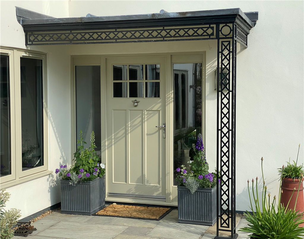 Corner Georgian Porch with flat roof Gallery Image