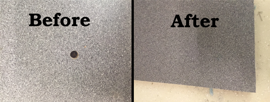 Kitchen Counter Repair Before & After Gallery Image