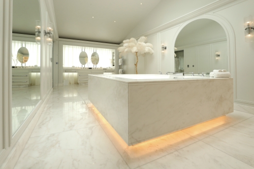 Polished Greylac marble bathroom Gallery Image