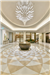 Inlaid marble flooring in hotel lobby Gallery Thumbnail