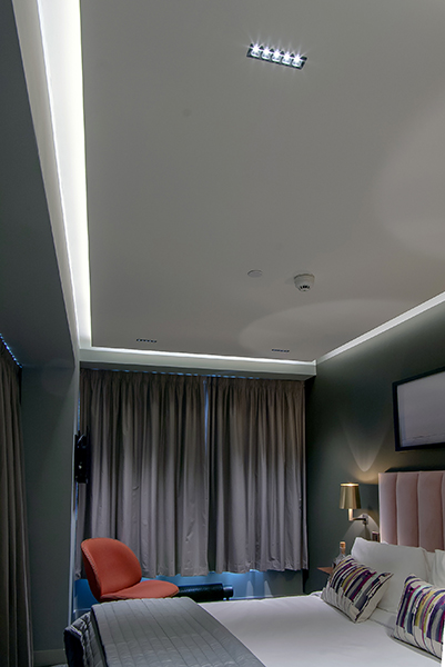 Native Bankside apartment hotel, London SE1. 

Apartment lighting design by Inox Gallery Image