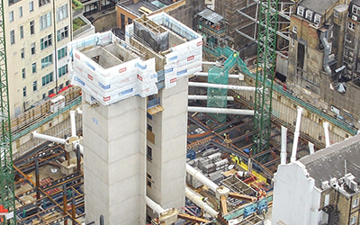 Soho Estates Development, London, England.
Realtime Civil Engineering partner with EFCO using jump systems forming the left and stair shafts. Gallery Image